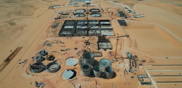 Buraidah 2 wastewater treatment plant in Saudi Arabia