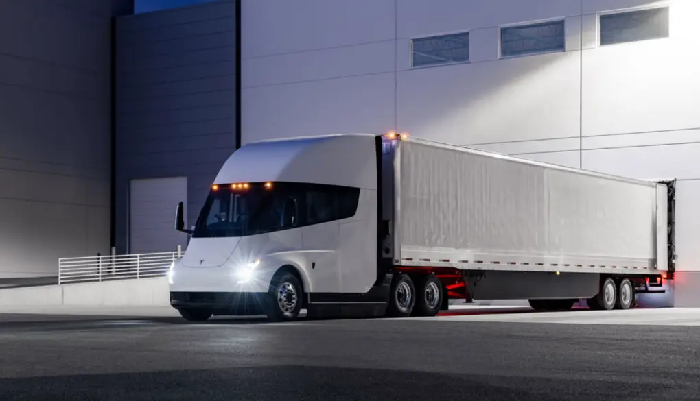 Tesla semi ev truck