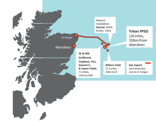 Triton FPSO location