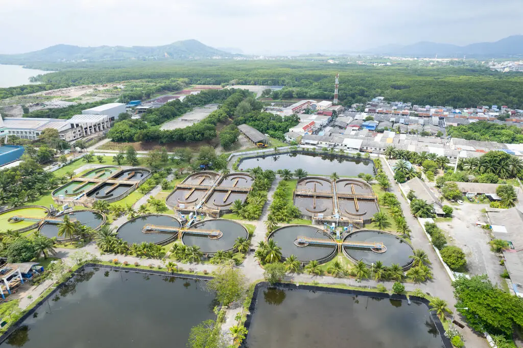 Water treatment plants in California