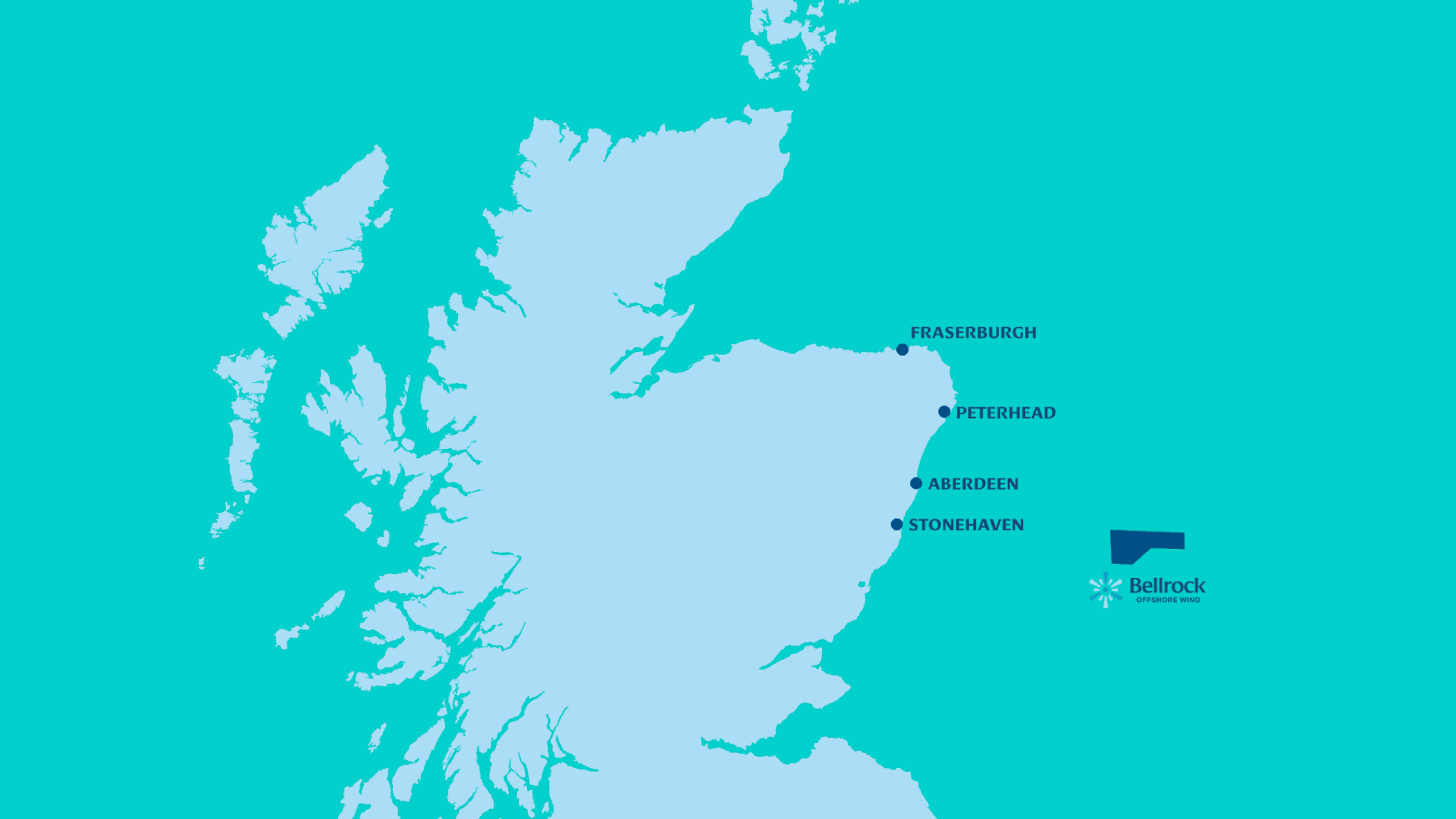 Bellrock Floating Offshore Wind Location Map