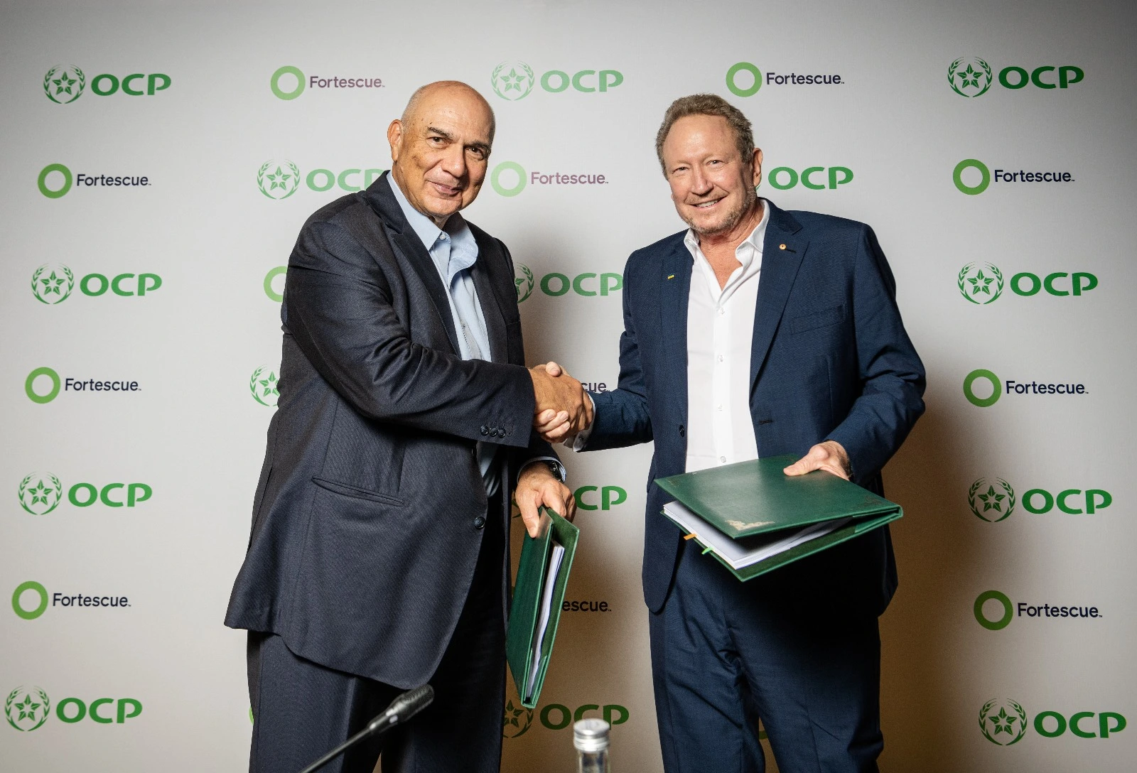 Fortescue Forms Joint Venture with OCP Group for Green Energy Projects in Morocco