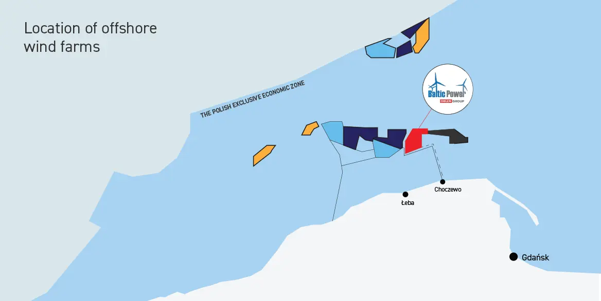Baltic Power Offshore Wind Farm Map