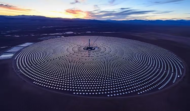 Crescent Dunes Solar Plant