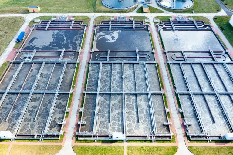 Urban waste water treatment plants