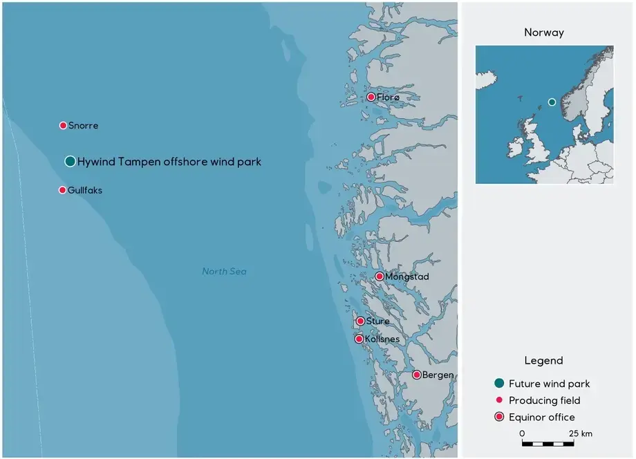 Hywind Tampen Location