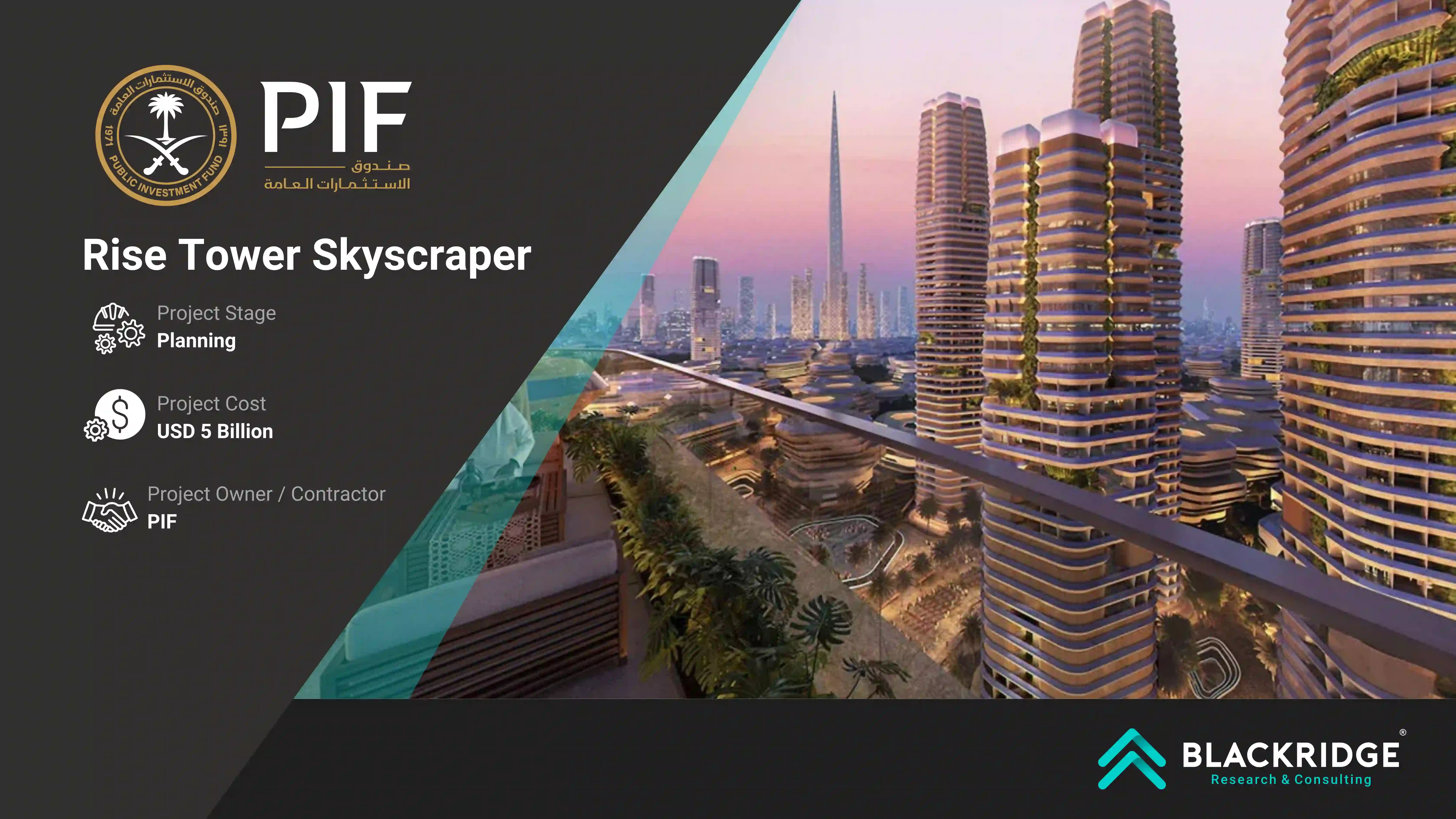 Rise tower - largest construction project in KSA