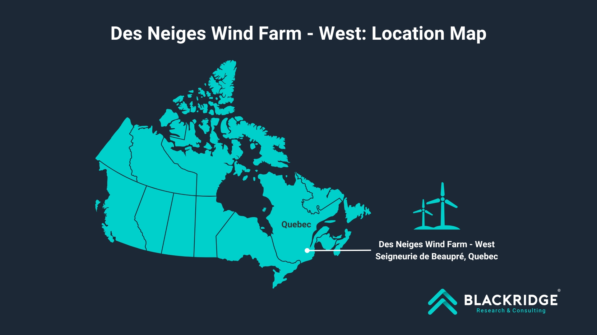 Des Neiges wind farm project in Canada
