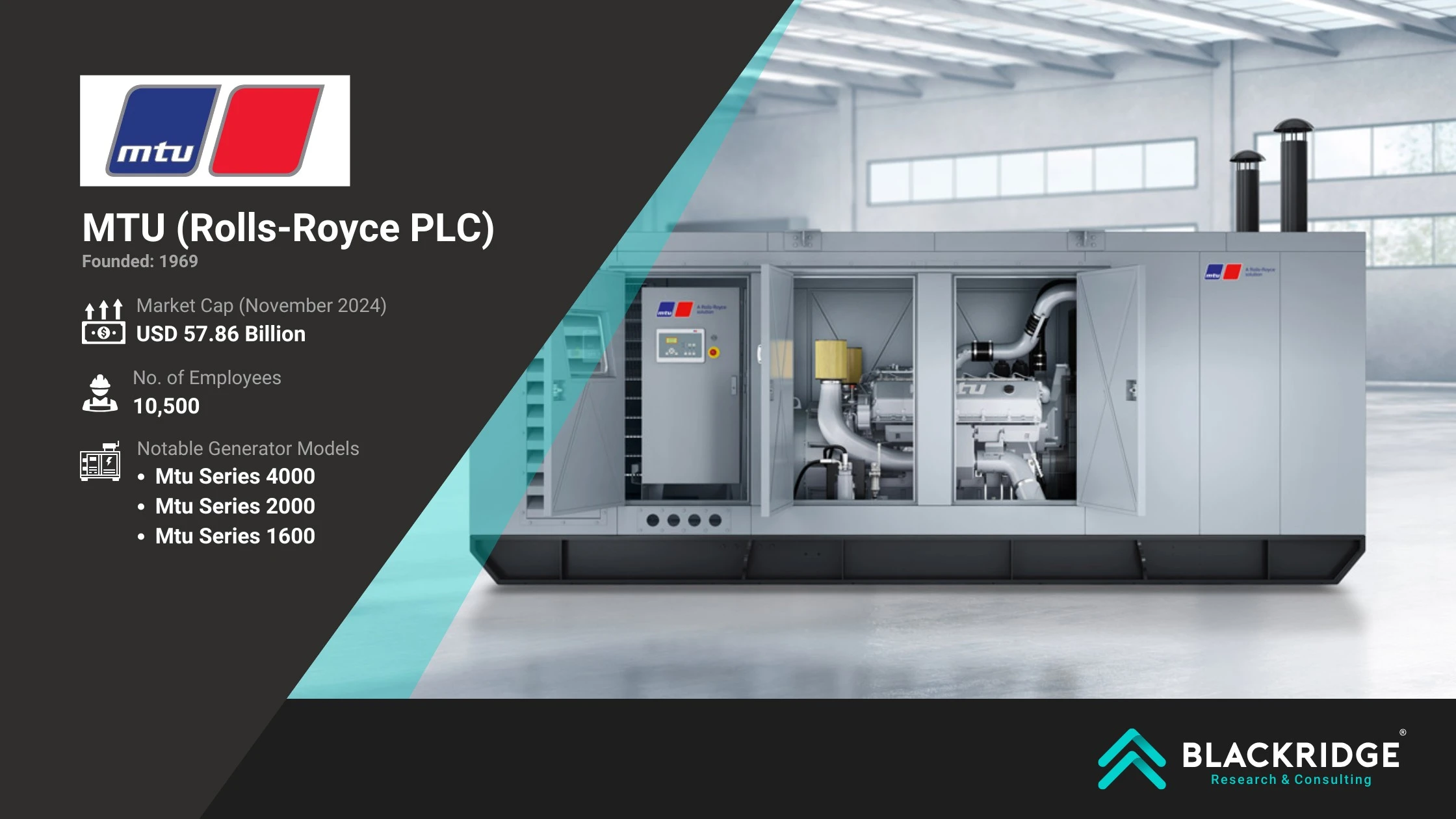 Diesel generator manufacturer in India - MTU