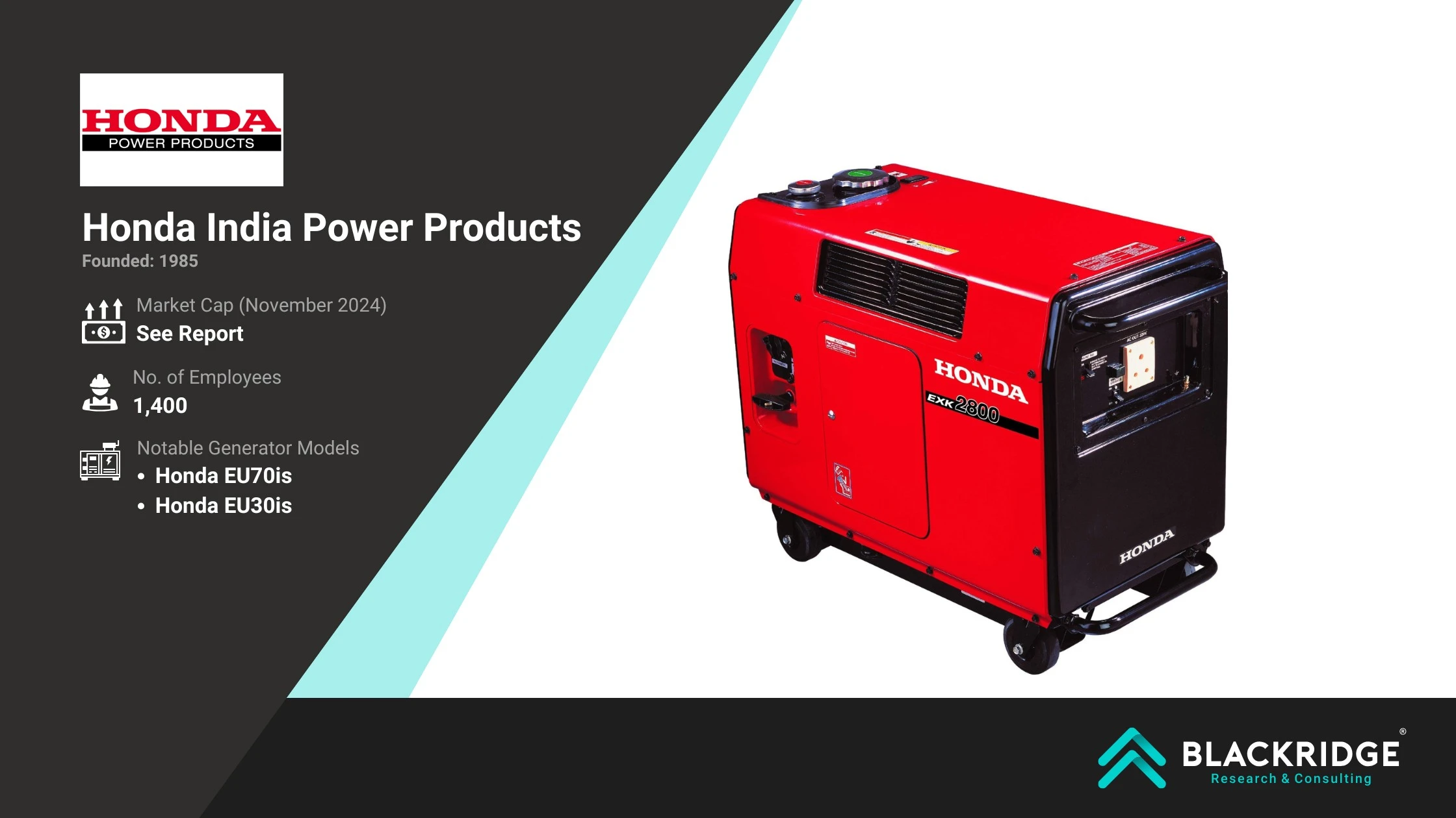 Diesel generator manufacturer in India - Honda