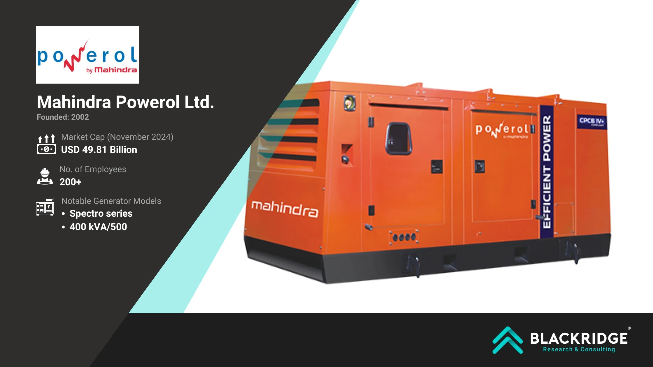 Diesel generator manufacturer in India - Mahindra