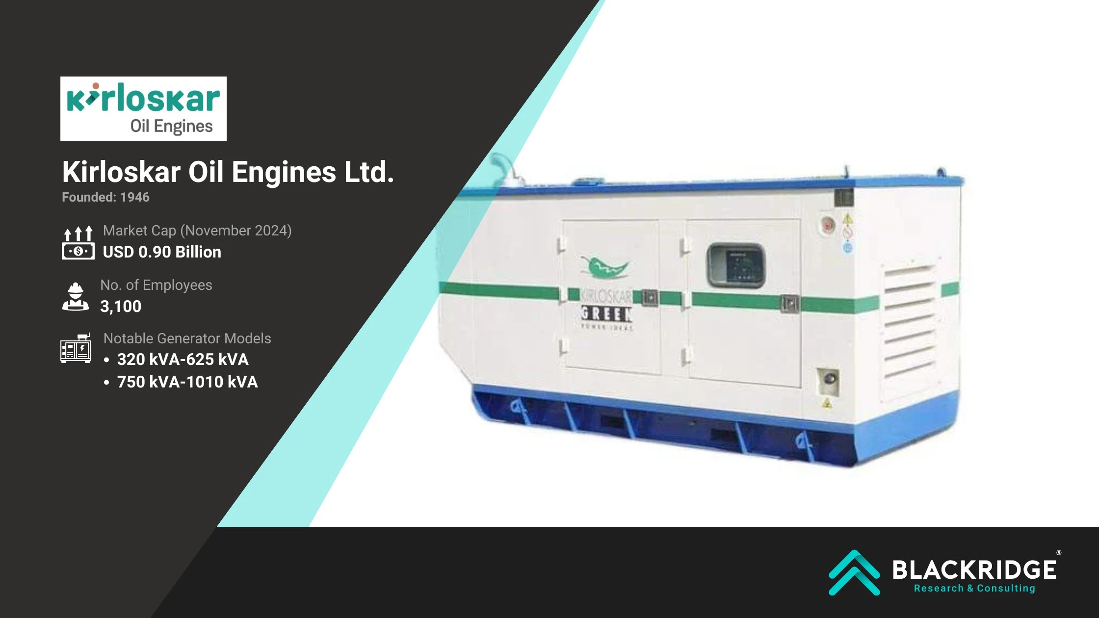 Diesel generator manufacturer in India - Kirloskar
