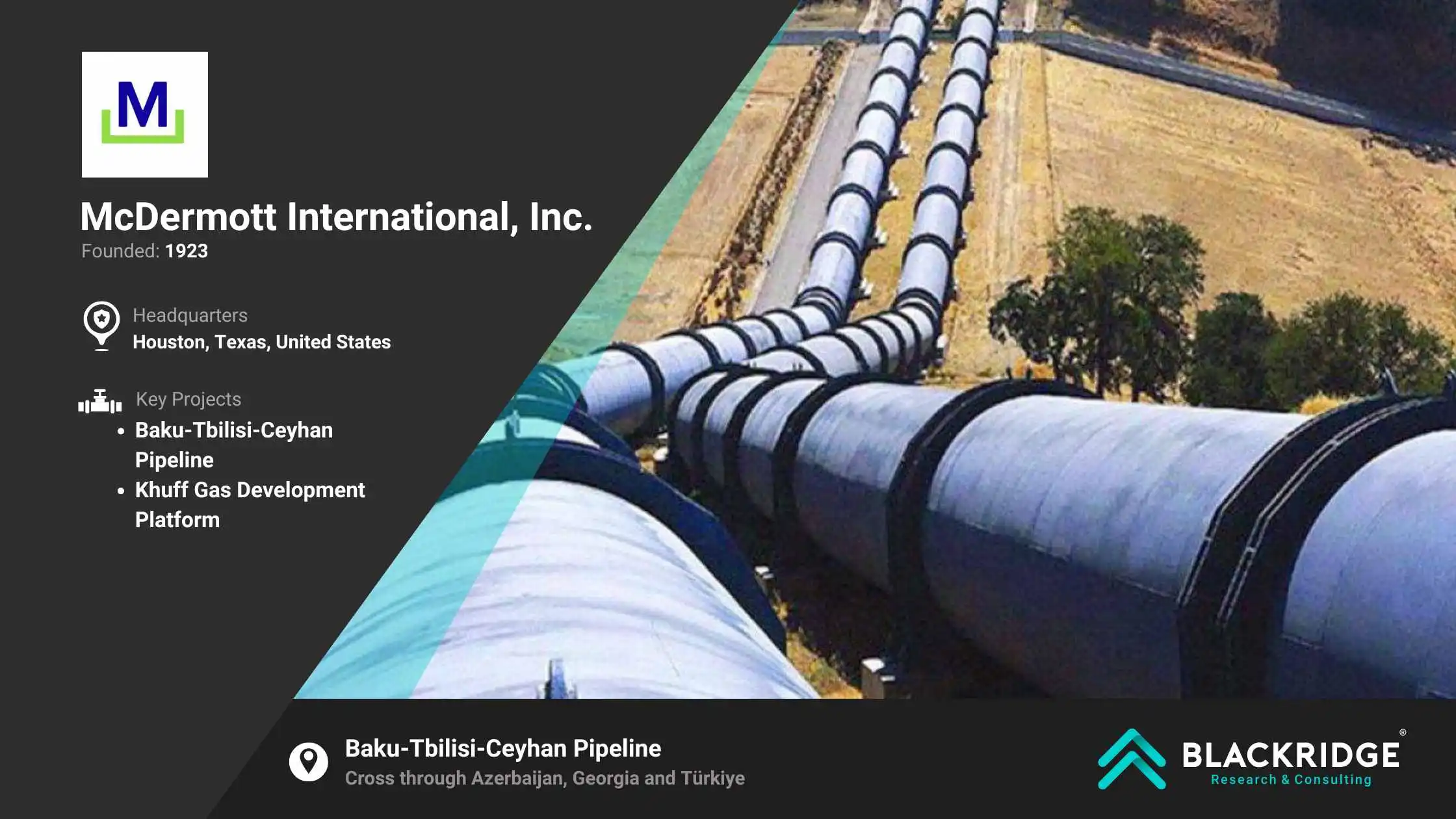 McDermott pipeline construction companies list