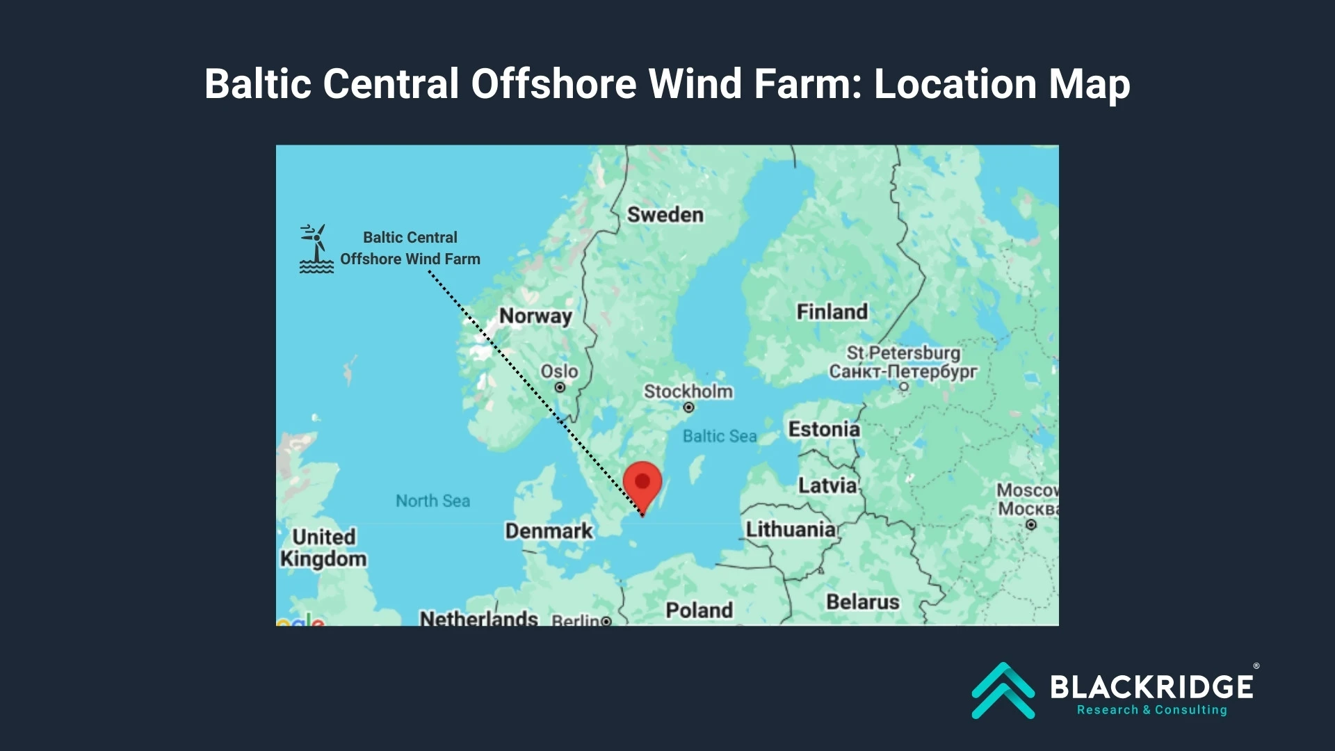 Baltic central wind farm in Sweden