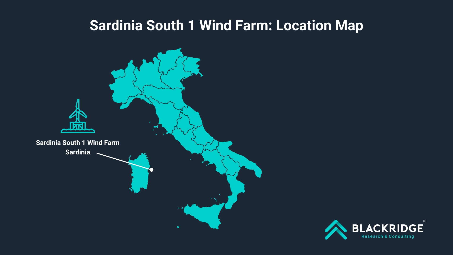 Sardinia wind farm italy